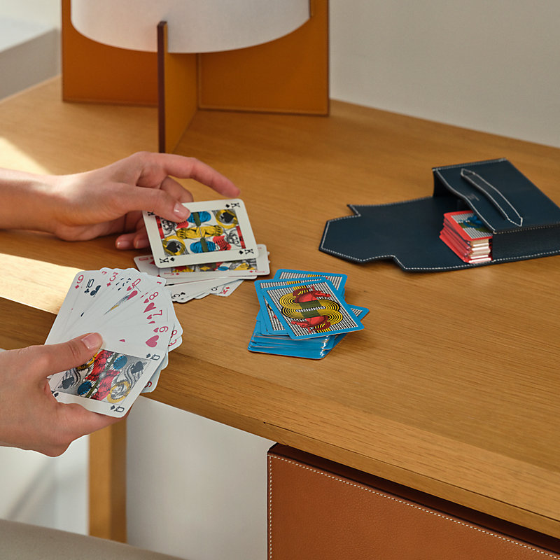 Bridgekartenetui Lord Pocket - Blau | Hermès Deutschland